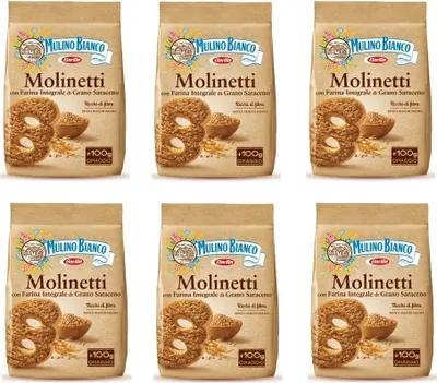 Produktbild von 6x Mulino Bianco Kekse Molinetti 700g Italien biscuits cookies kuchen brioche