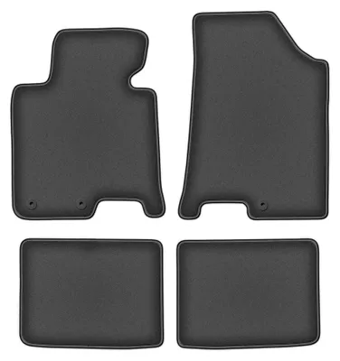 Immagine prodotto di Tappetini in moquette per Hyundai i40 2011- (station wagon/berlina) – set 4 pezzi, grigio grafite, su misura – Wielganizator DURBAN