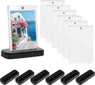 Produktbild von Kartenhalter 11 x 7.4 x 0.8 cm, 6 Stück, transparent, für Sportkarten