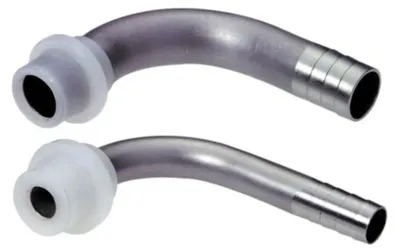 Immagine prodotto di Ugello per tubo birra curvo CNS, con guarnizione sagomata, NW 10mm