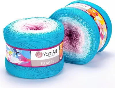 Image de Fil à tricoter main YarnArt Flowers 250 g, taille : OSFA
