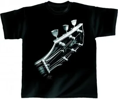 Produktbild von T-Shirt mit Print - Cosmic Guitar - 10371 - ROCK YOU© MUSIC SHIRTS - Gr. S-2XL Größe - M