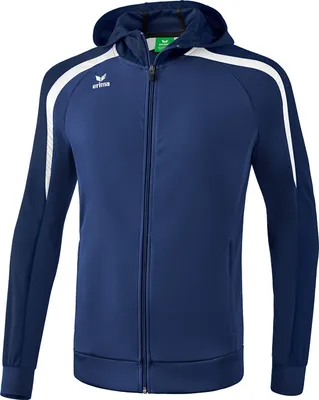 Produktbild von Erima Liga 2.0 Trainingsjacke Mit Kapuze Herren - New Navy / Dunkelmarine / Weiß