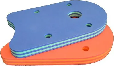 Produktbild von Schwimmbrett Klassik 480x300x38mm  Baby, Kinder, Erwachsene - Stripes - Gestreift Blau