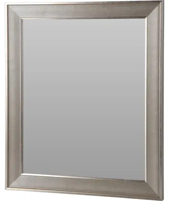 Produktbild von Wandspiegel in Rahmen aus Metall, metallisch, 49,5 x 2,2 x 59,5 cm