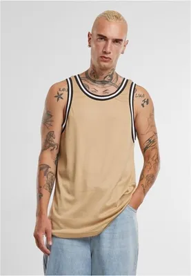 Obrázek produktu pro Pánské tílko Urban Classics Mesh Tanktop unionbeige - XL