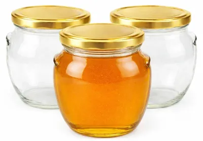 Image de Pots Inmaak de 520 ml avec couvercle doré