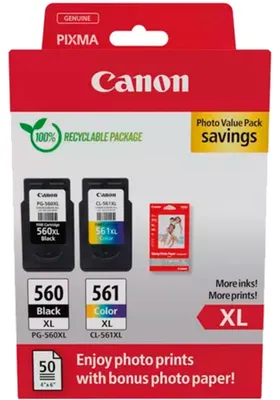 Produktbild von Canon CRG PG-560XL/CL-561XL Photo Value Pack