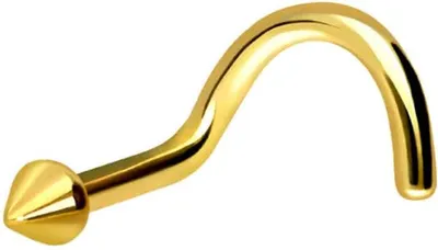 Produktbild von Nasenpiercing, Nasenstecker Chirurgenstahl Nasenstecker Spirale SPITZE