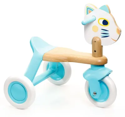 Image de Tricycle en bois sans pédales, Djeco