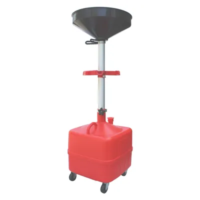 Produktbild von CCLIFE Ölauffangwagen Ölauffanggerät Ölauffangrollwagen Werkstatt KFZ Auto Ölauffangbehälter 35L | 69-175cm