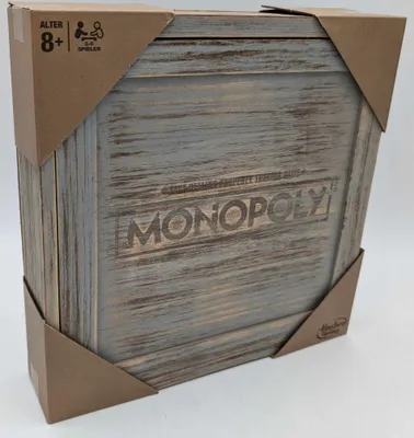 Produktbild von Hasbro - Monopoly Holz Sonderedition Brettspiel Gesellschaftsspiel