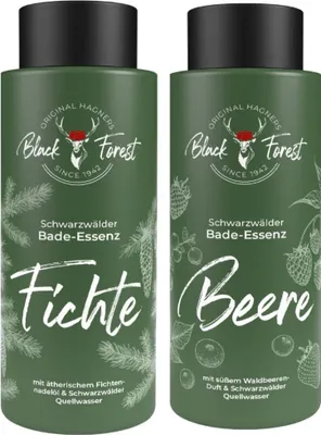 Produktbild von 2x400 ml Original Hagners Black Forest Bade-Essenz Beere + Fichte