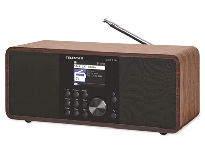 Produktbild von Telestar Telestar Dira S24i - DAB+ / FM - Internetradio mit Bluetooth - Wi-Fi - Holz