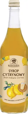 SYROP CYTRYNOWY 500 ml - REMBOWSCY