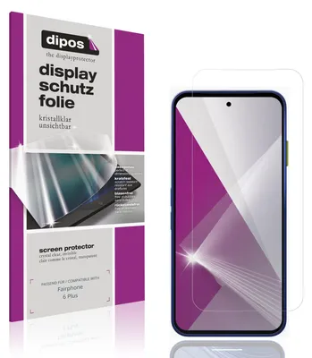 Zdjęcie produktu dla 4 folie ochronne do Fairphone 6 Plus, przezroczyste, do ochrony ekranu