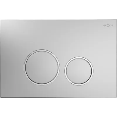 Obrázok produktu pre Mexen Fenix 05 splachovacie tlačidlo, matná chrómová - 600502