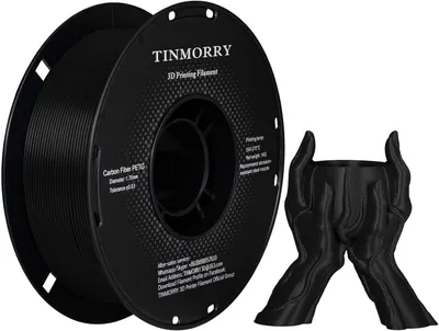 Productafbeelding van PETG CF-filament 1,75 mm - 3D printer filament - 3D-printerfilament 1 kg - Zwart