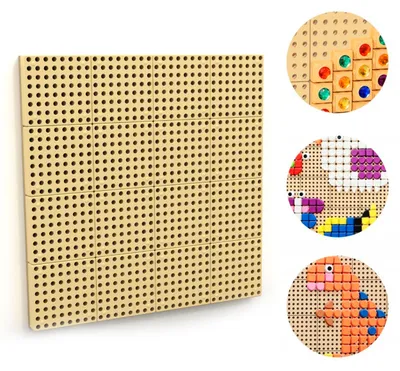 Produktbild von Masterkidz Stem Creative Science Board Wandpaneel + Montageplatte 80 x 80 (cm)