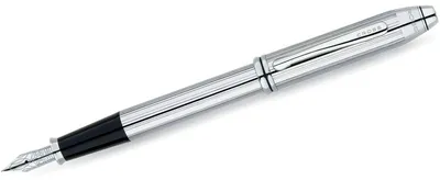 Produktbild von Cross Füllfederhalter Townsend Glanz-Chrom, F-Edelstahlfeder