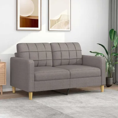 Produktbild von vidaXL 2-Sitzer-Sofa Taupe 140 cm Stoff