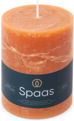Produktbild von Rustikale Kerzenhalter für Stumpenkerzen, 80/110 mm, Farbe: Orange