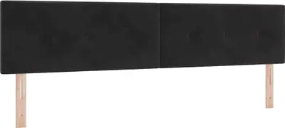 Produktbild von vidaXL Kopfteil Schwarz 200 cm Samt