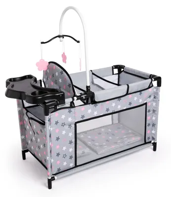 Obrázek produktu pro Multibed pro panenky do 46 cm, šedá - pro malé rodiče panenek