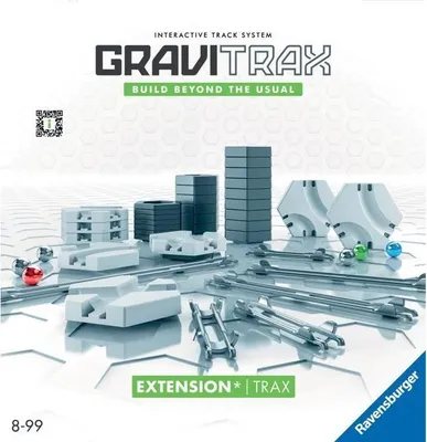 Zdjęcie produktu dla GraviTrax Zestaw Rozszerzający Trax Rails, 44 Elementy, Kompatybilny ze Wszystkimi Produktami GraviTrax, 8+ Lat