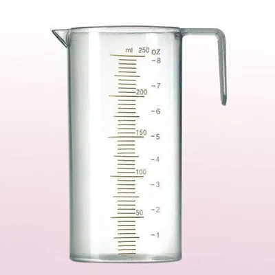 Produktbild von Comair Messbecher 250ml transp. Measuring beaker 250 ml transparent