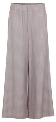 Produktbild von Fischgrat-Hose, gerade geschnitten, Mid Waist, Gummizugbund, Schrittlänge 79 cm, Fussweite 70 cm