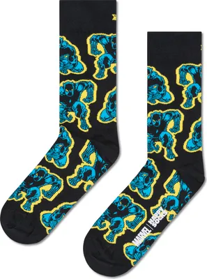 Image de Happy Socks Marvel Black Panther Opt 1 Crew-chaussettes Noir EU 41-46 Homme Noir EU 41-46