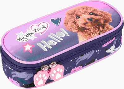 Produktbild von Piórnik saszetka usztywniana Hello Dog z klapką