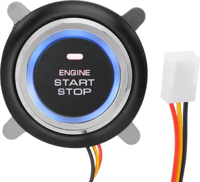 Image de bouton-poussoir de démarrage du moteur 12 V pour voiture