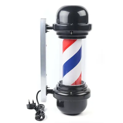 Obrázek produktu pro 20 "LED Barber Salon Light Pole Sign Barber Rotating Barber String Strip Red + White + Blue Lamp