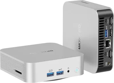 Produktbild von GEEKOM A8 AI Mini-PC mit Ryzen 7 und 32 GB RAM, A8 R78845HS