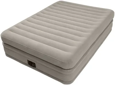 Produktbild von INTEX 64446 Luftbett 'Prime Comfort Elevated' groß (152x203x51cm) Luftmatratze elektrische Pumpe