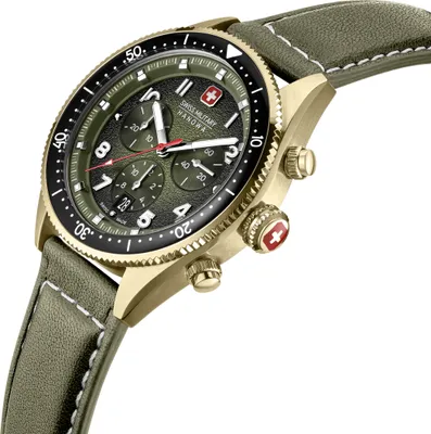 Zdjęcie produktu dla Swiss Military Hanowa - SMWGC0003850 - Zegarek na rękę - Męski - Kwarcowy - Greyhound Chrono