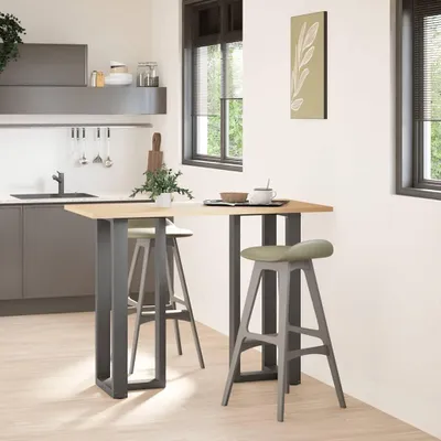 Immagine prodotto di vidaXL Gambe per tavolo da bar a T 2 pz. Antracite 40x35x(100-101) cm Acciaio