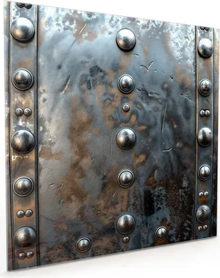 Produktbild von Küchenrückwand Spritzschutz Glas mit Motiv Metallstruktur 40 x 40 cm