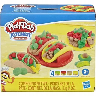 Produktbild von Hasbro Play-Doh Knete Kitchen Creations Tacos Kreativ Set
