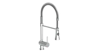Produktbild von Kuchynská batéria SCHÜTTE CORNWALL, výsuvná kuchynská batéria, 360° otočná kuchynská batéria, chróm