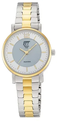 ETT Eco Tech Time ELS-12164-41M Damenuhr Solar Bicolor 1
