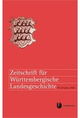 Obrázek produktu pro Zeitschrift für Württembergische Landesgeschichte 85 (2026)
