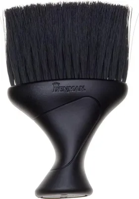 Image de Plumeau de cou DENMAN 4 D78 noir avec garniture noire