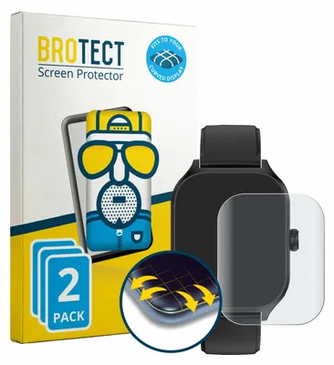 Produktbild von 2x BROTECT Fullscreen Schutzfolie für Clleylise B0GCKCJG5S Displayschutz Folie Fullcover Matt Entspiegelungsfolie