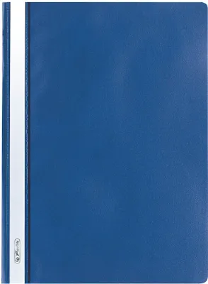 Zdjęcie produktu dla herlitz 11256625 Schnellhefter Kunststoff blau DIN A5