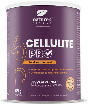 Produktbild von Cellulite Pro - Pulver mit Rotweinextrakt, Garcinia cambogia-Extrakt - 125 g