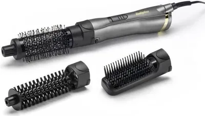 Obrázek produktu pro Horkovzdušná kartáčová kulma Babyliss Titanium Gold AS85TE, 800 W, 3 nástavce: 38mm termokartáč, vyhlazovací kartáč, 20mm kulatý kartáč
