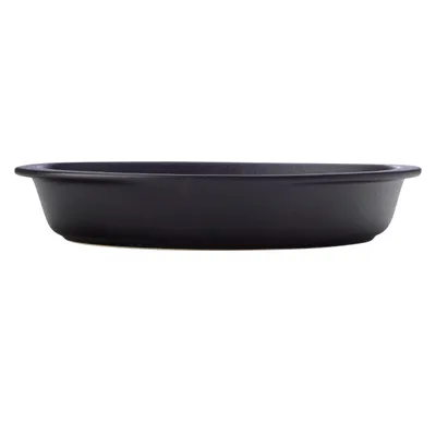 Image de CAVIAR BLACK Auflaufform ovale, 35 x 21 cm, Céramique